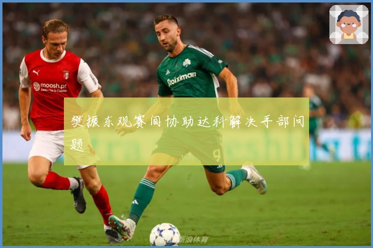 樊振东观赛间协助达科解决手部问题